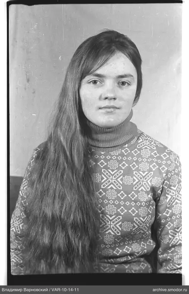 Woman's portrait in a sweater