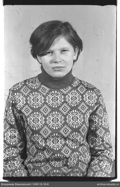 Portrait of a woman in a sweater
