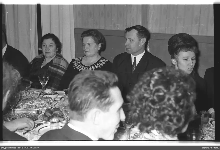 Group portrait at a table