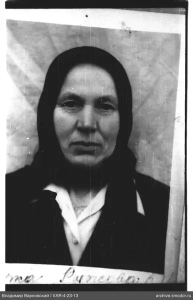 Portrait of a woman in a headscarf