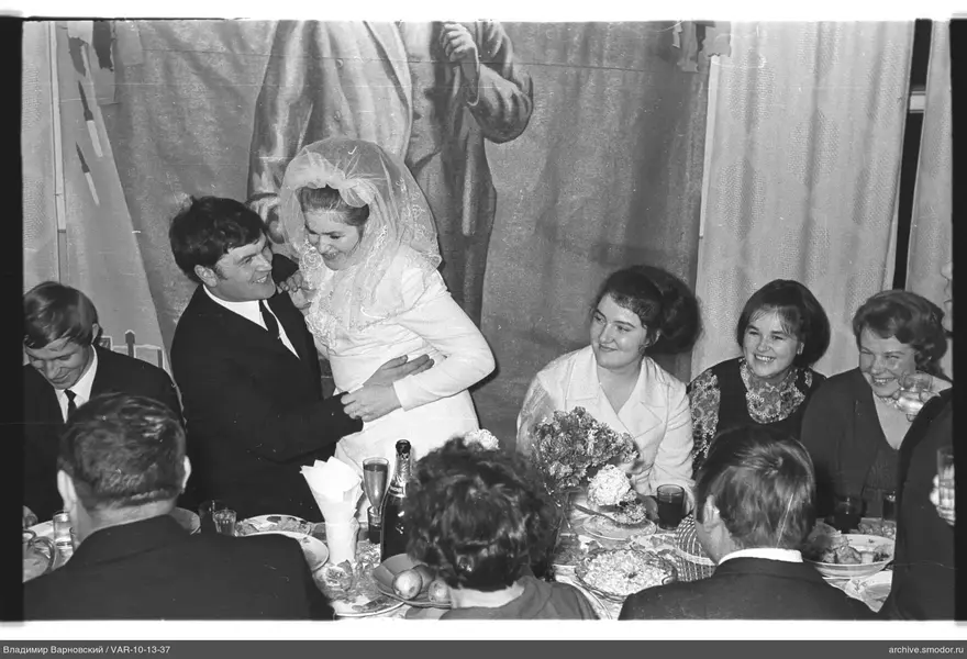 Wedding event with guests