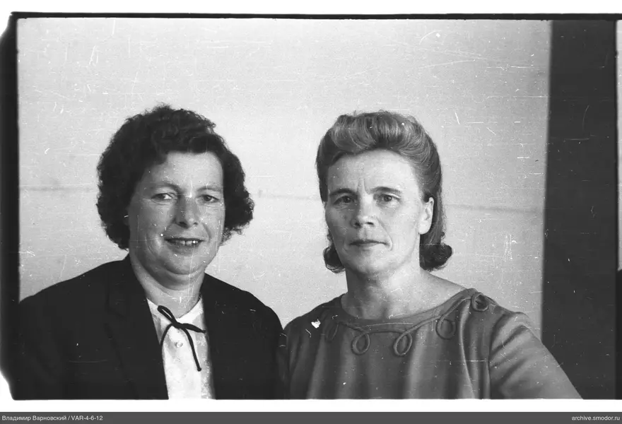 Portrait of two women
