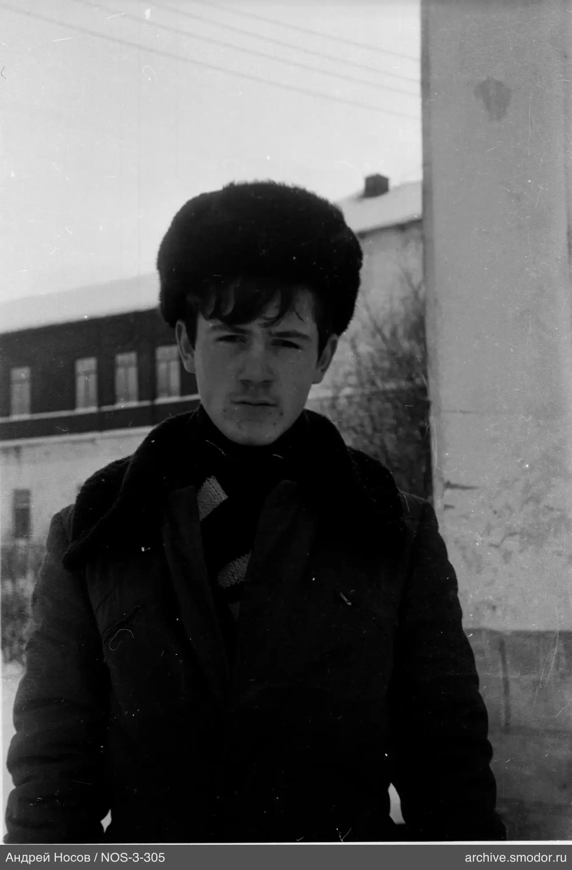 Портрет мужчины в меховой шапке