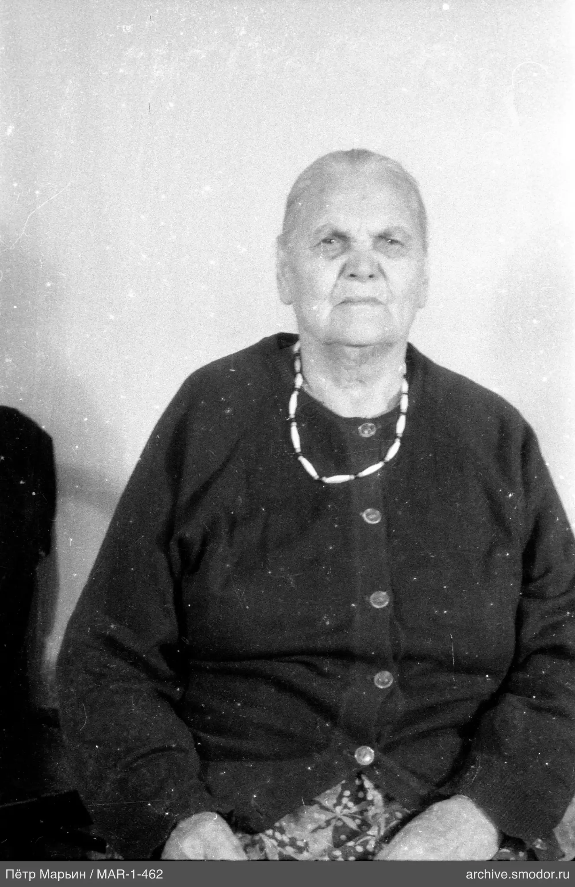 Portrait of an elderly woman