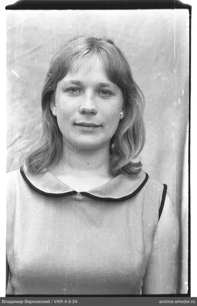 Portrait of a woman with light hair