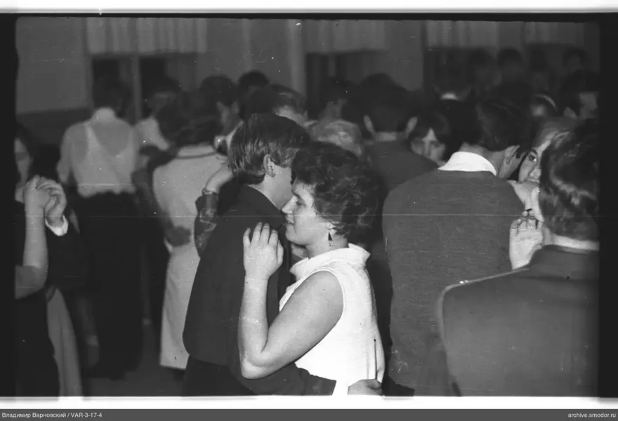 Couples dancing indoors
