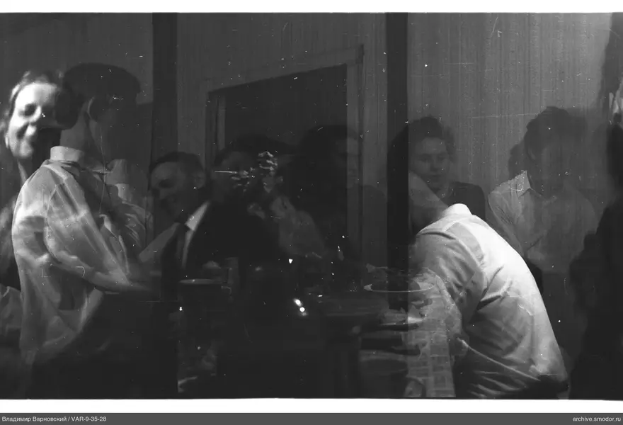 People at a table during an event
