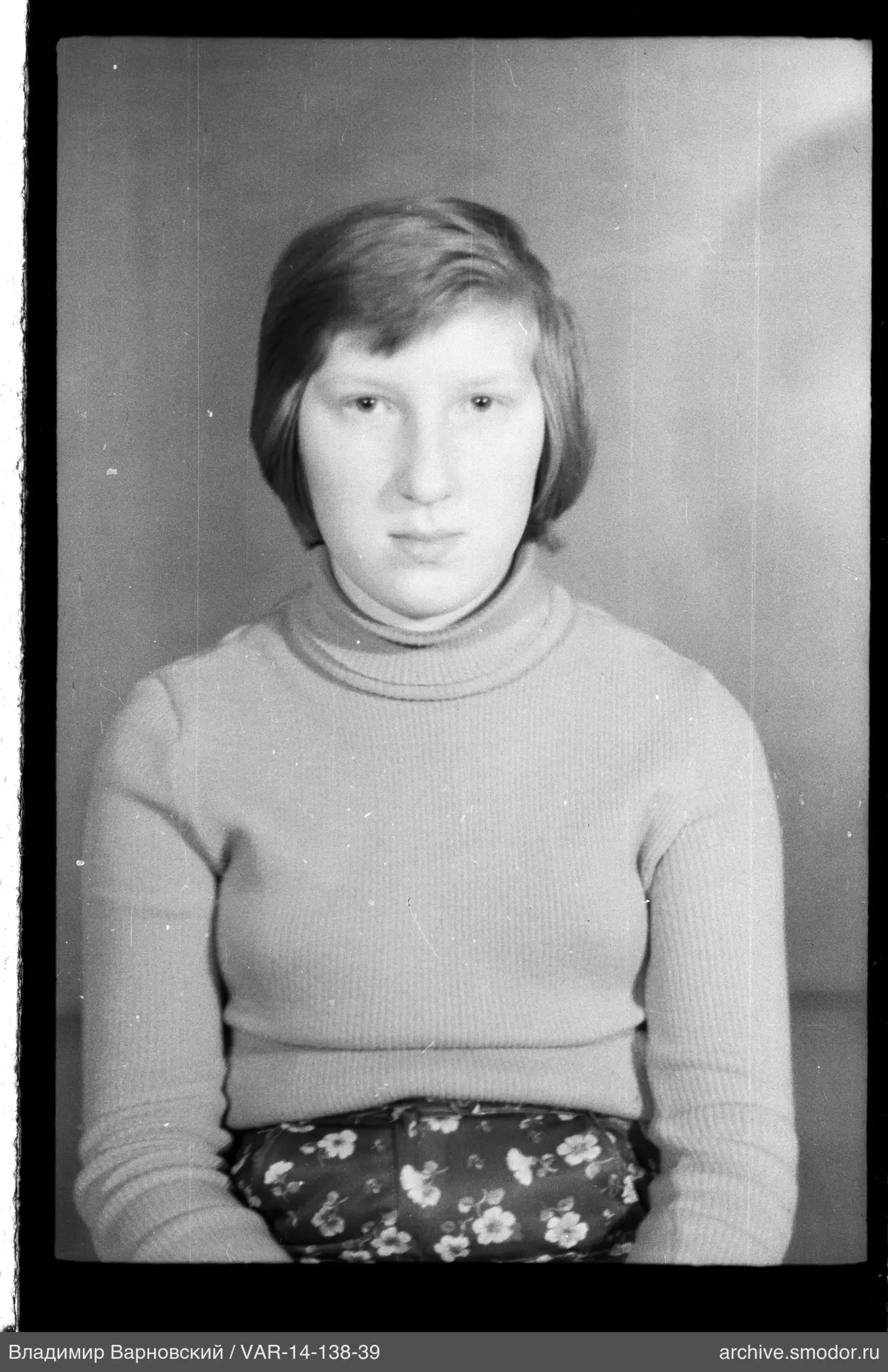 Portrait of a woman in a light sweater