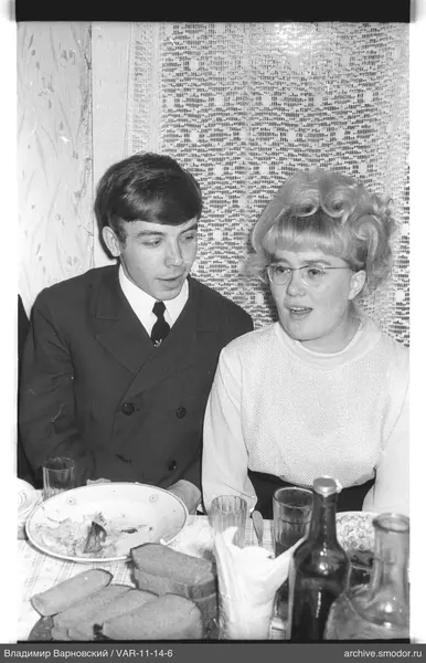 Man and woman at the table