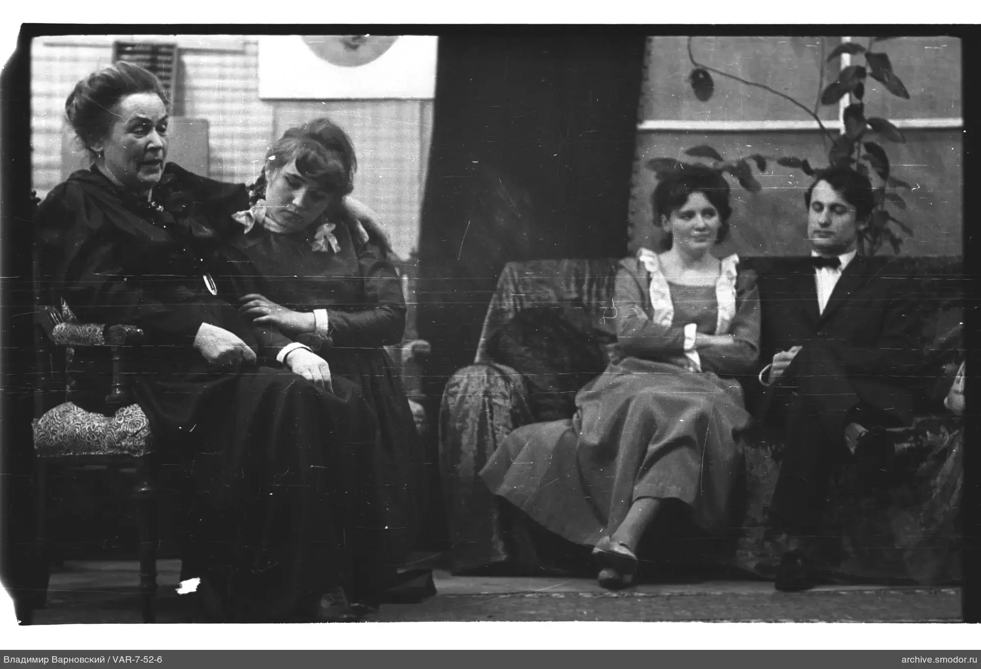 Group portrait with women and a man