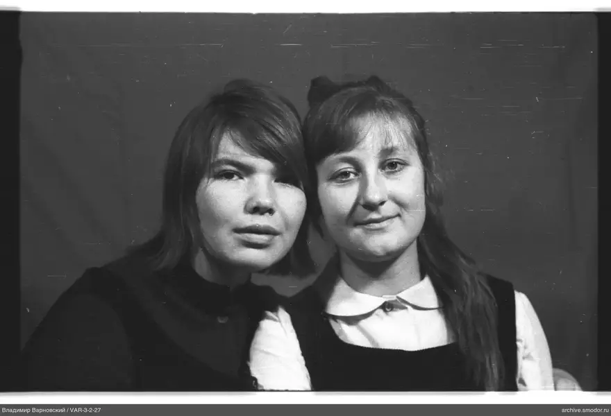 Two women in close-up
