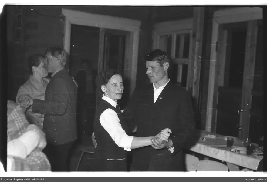 Dancing couples at an event