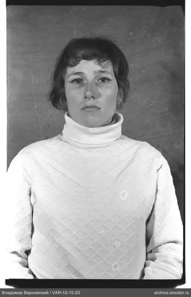 Portrait of a woman in a turtleneck sweater