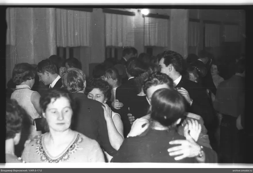 Dancing couples at an event