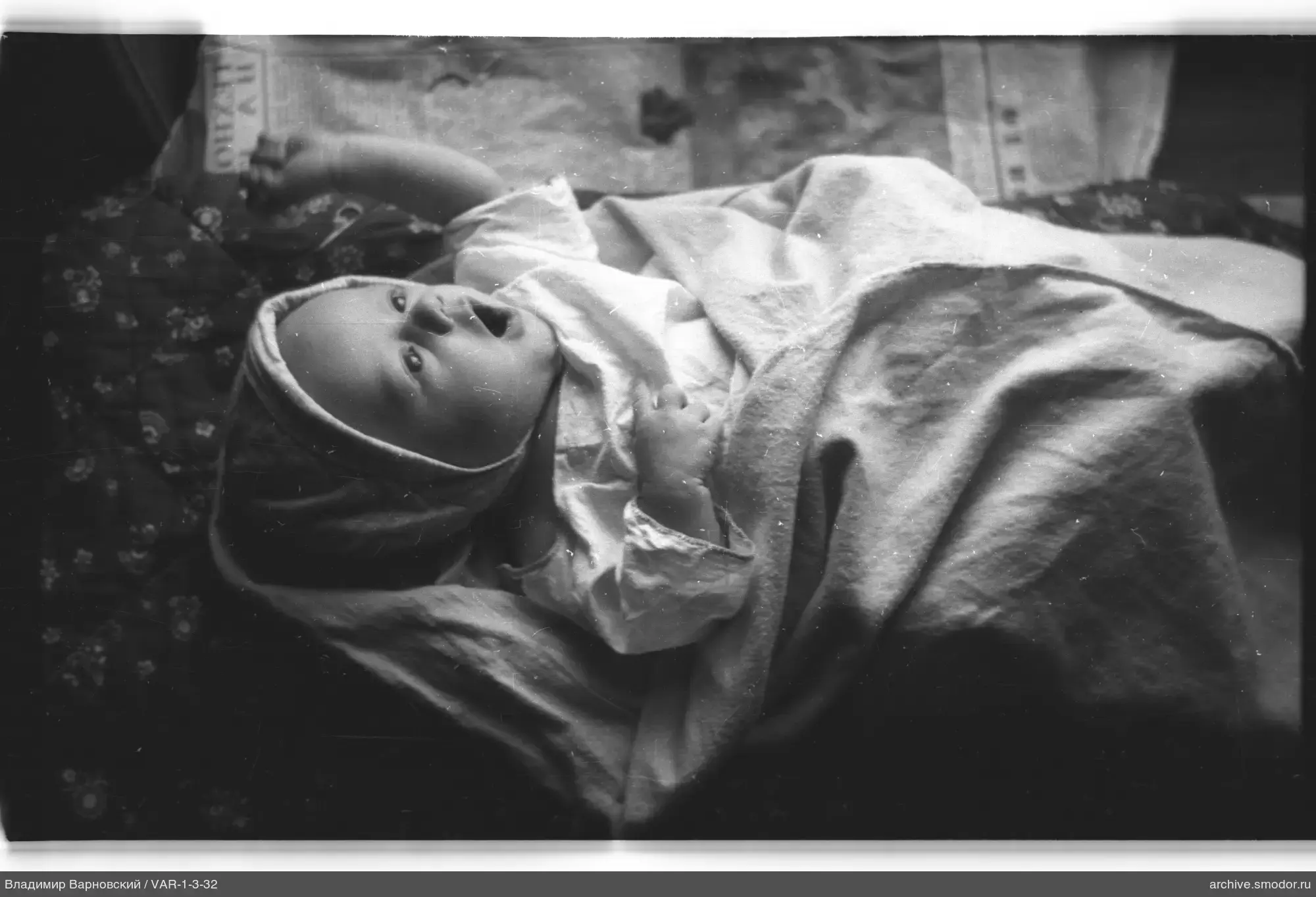 Child in a crib