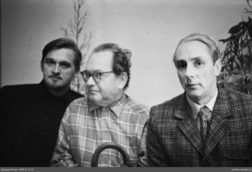 Gruppenporträt von drei Männern