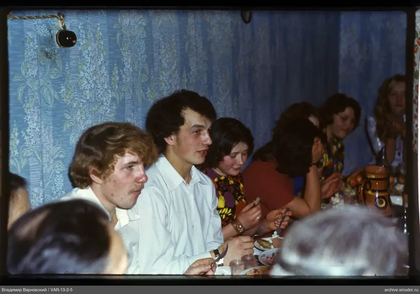 Group of young people at a table