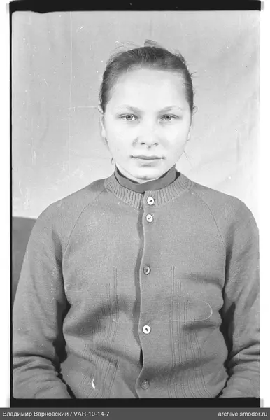 Woman's portrait in sweater