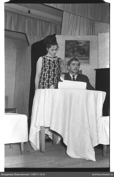 Man and woman at an event