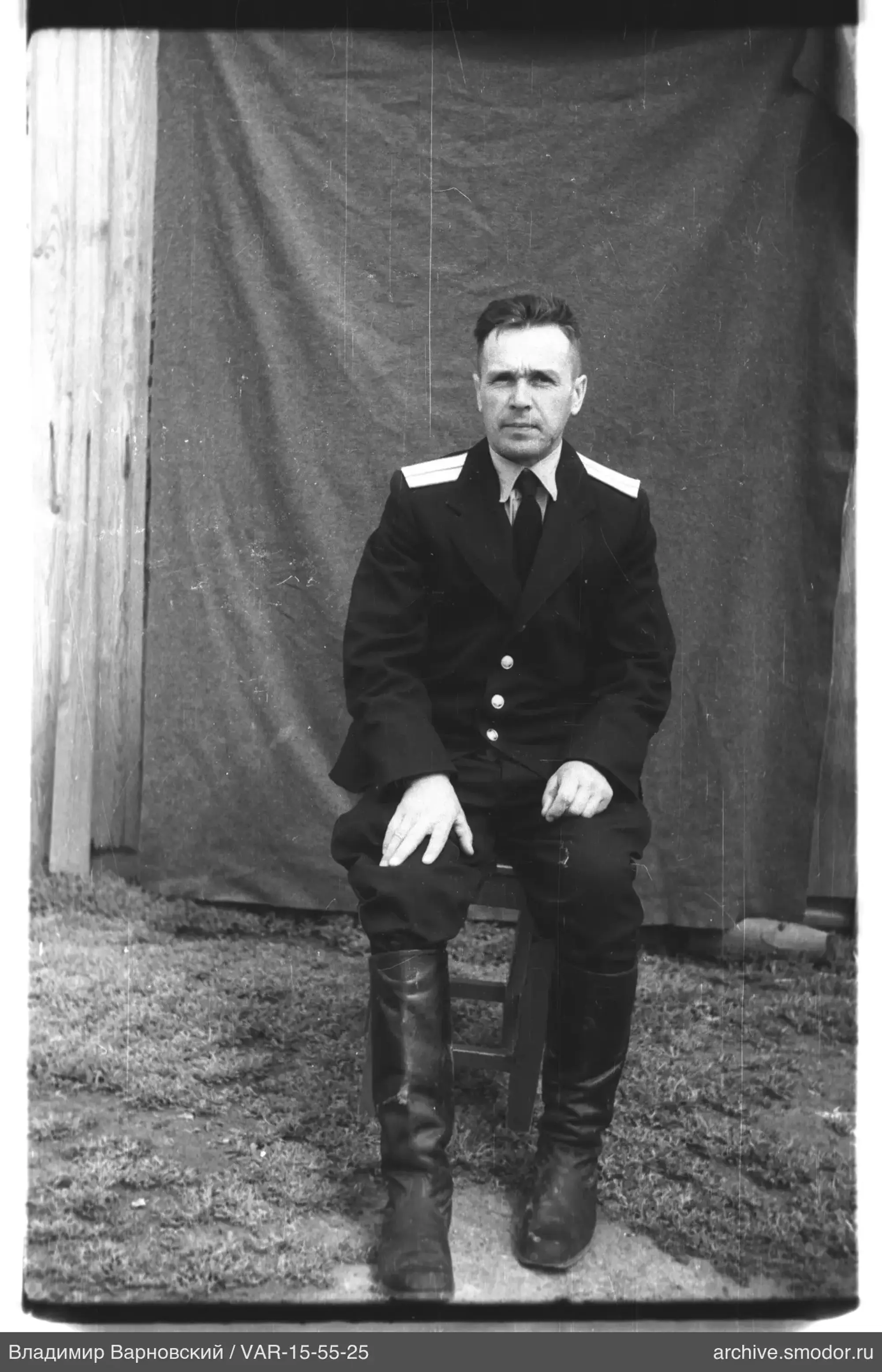 Man in military uniform