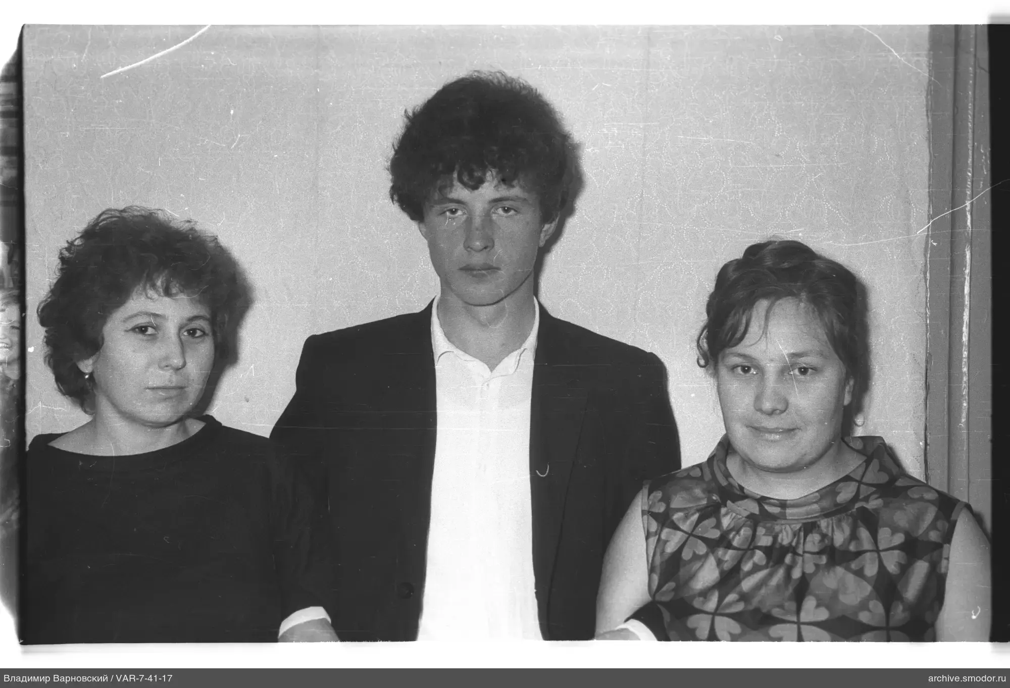 Group portrait of three people