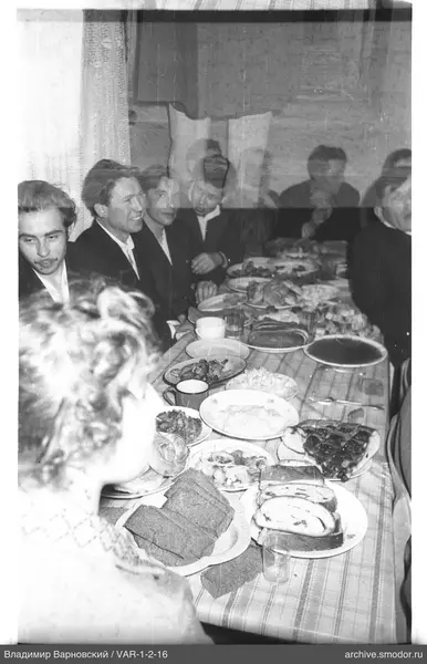 Guests at the festive table
