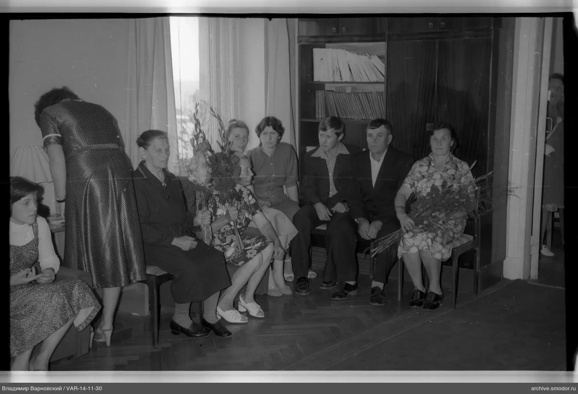 Group portrait in a room