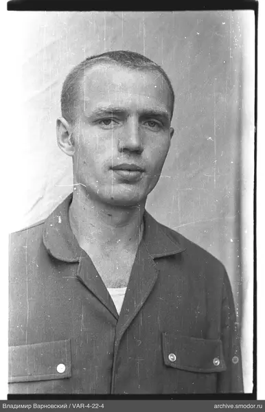 Portrait of a man with short hair