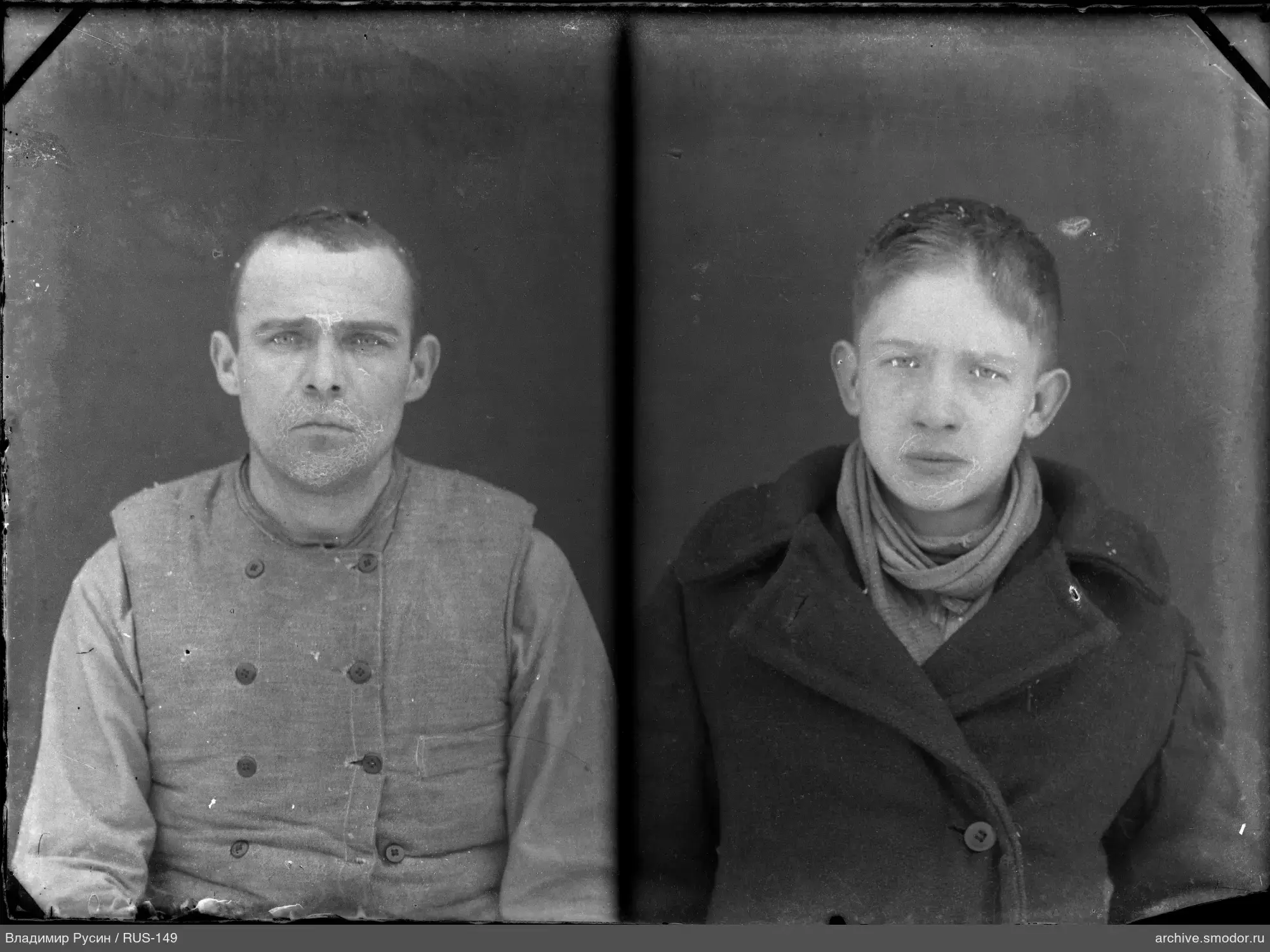 Two men's portraits