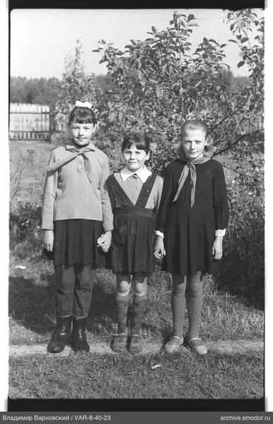 Gruppenporträt von drei Mädchen