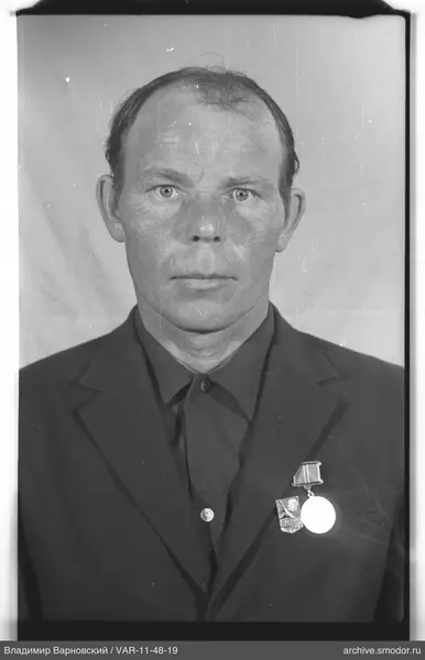 Porträt eines Mannes mit Medaillen
