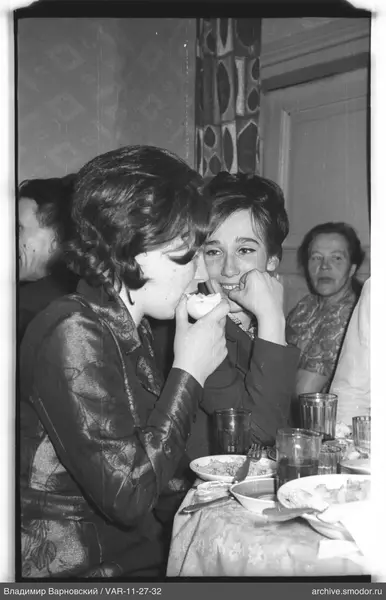 Three women sitting at a table