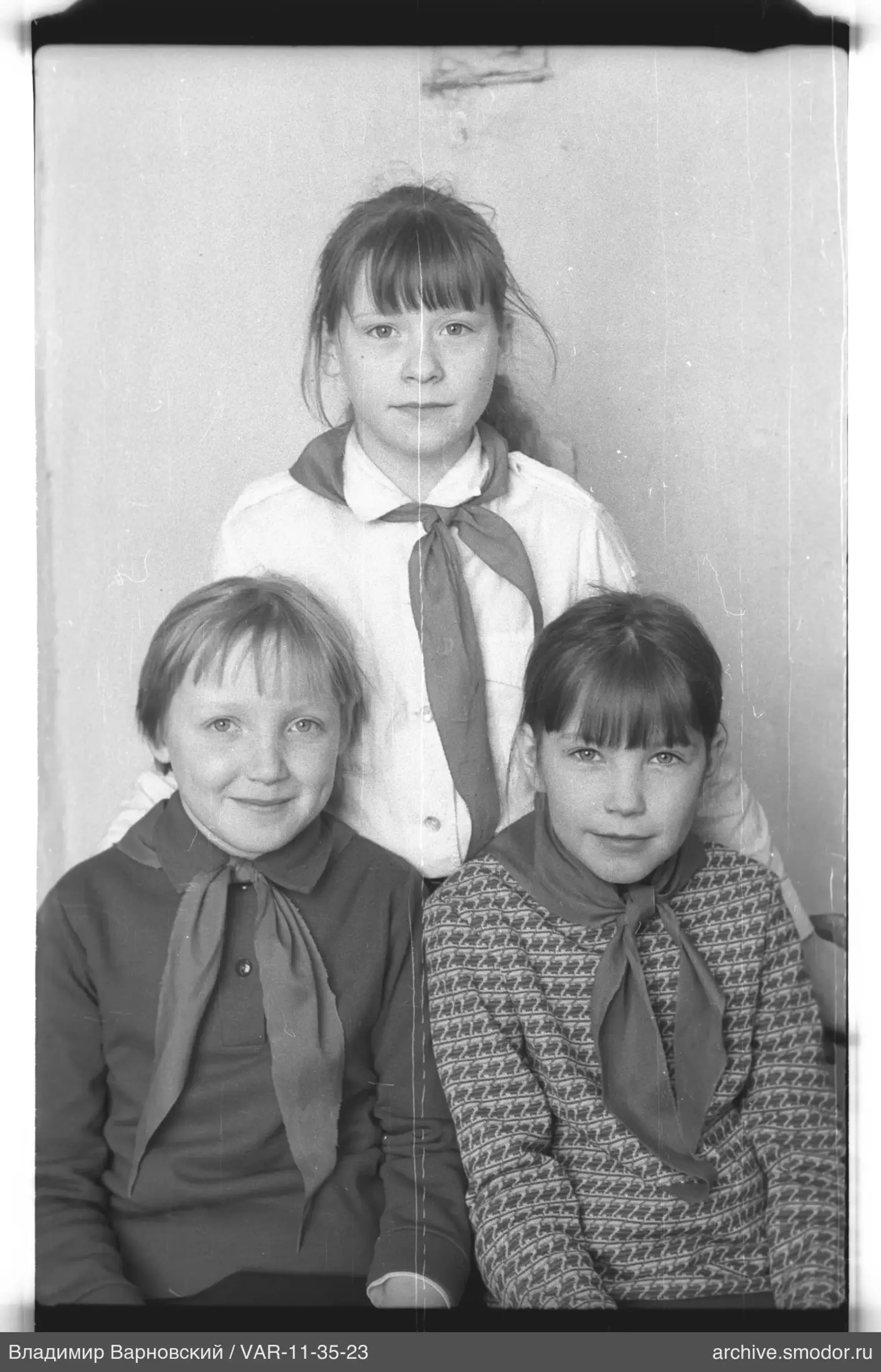 Gruppenporträt von drei Mädchen