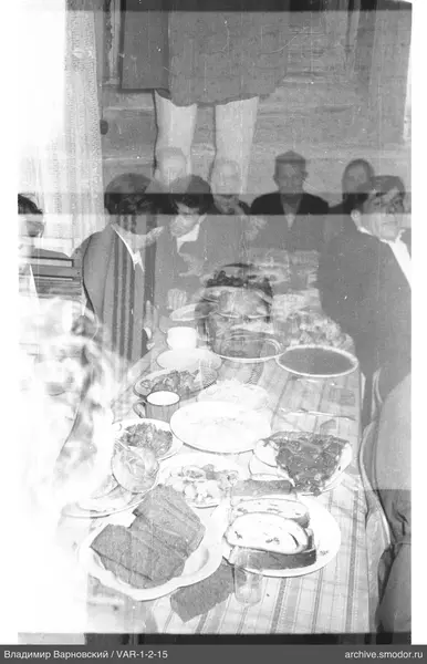 Guests at the festive table