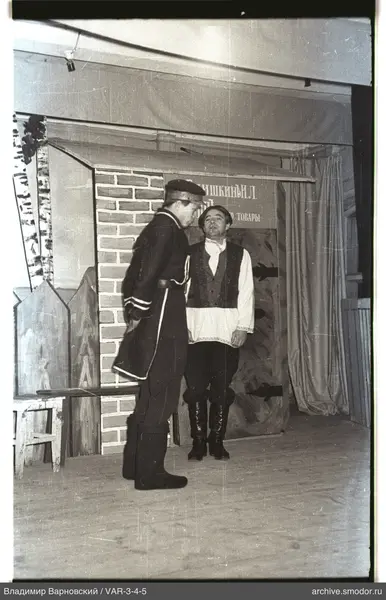 Two men in historical costumes