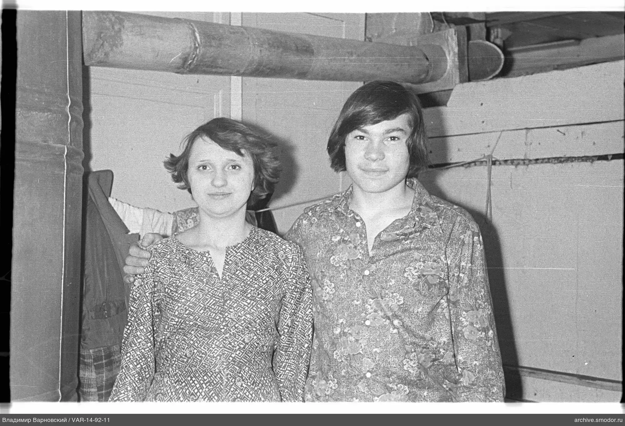 Group portrait with woman and man