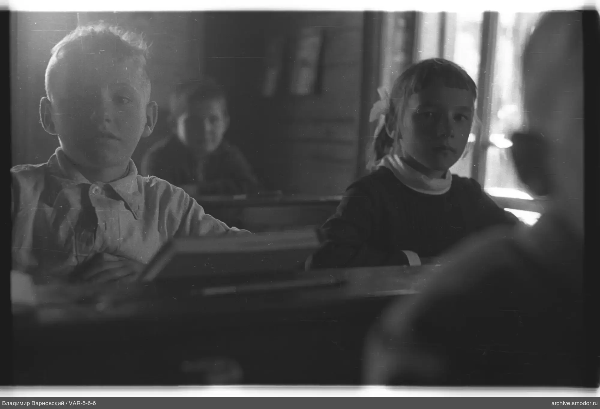 Group photo of children in classroom