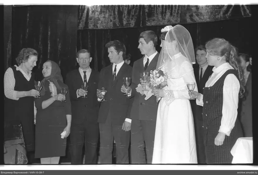 Group portrait of seven people