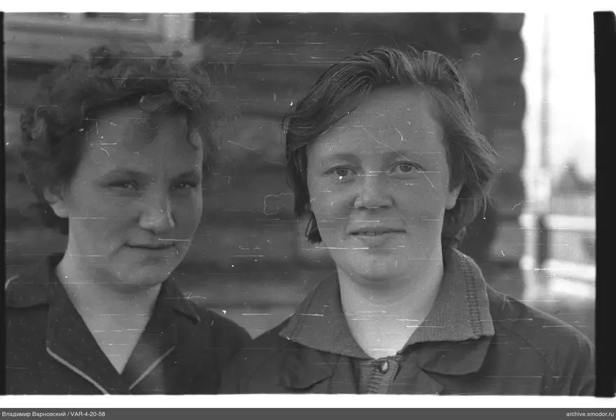 Portrait of two women