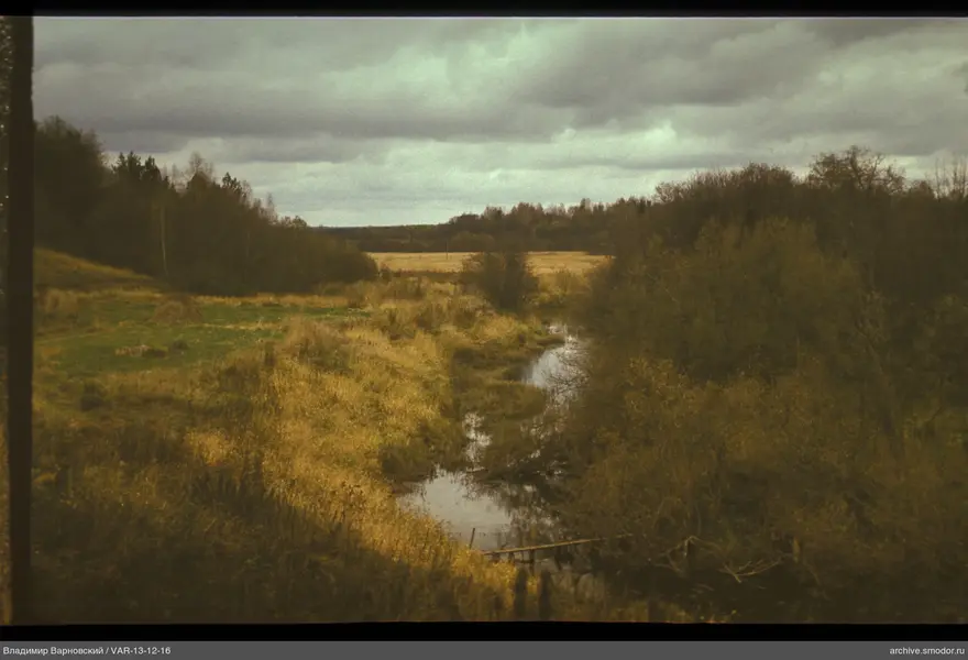 Winding river with surrounding landscape