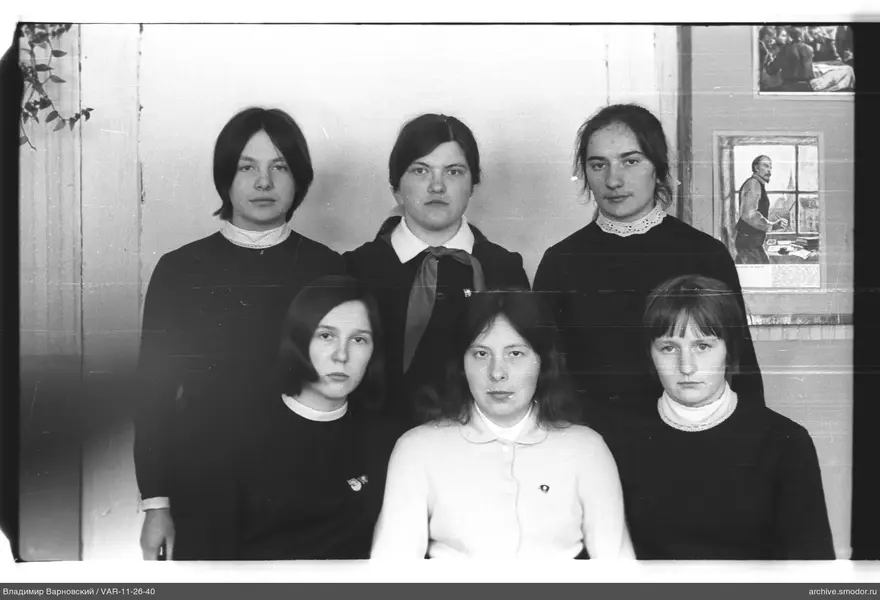 Gruppenporträt von Mädchen