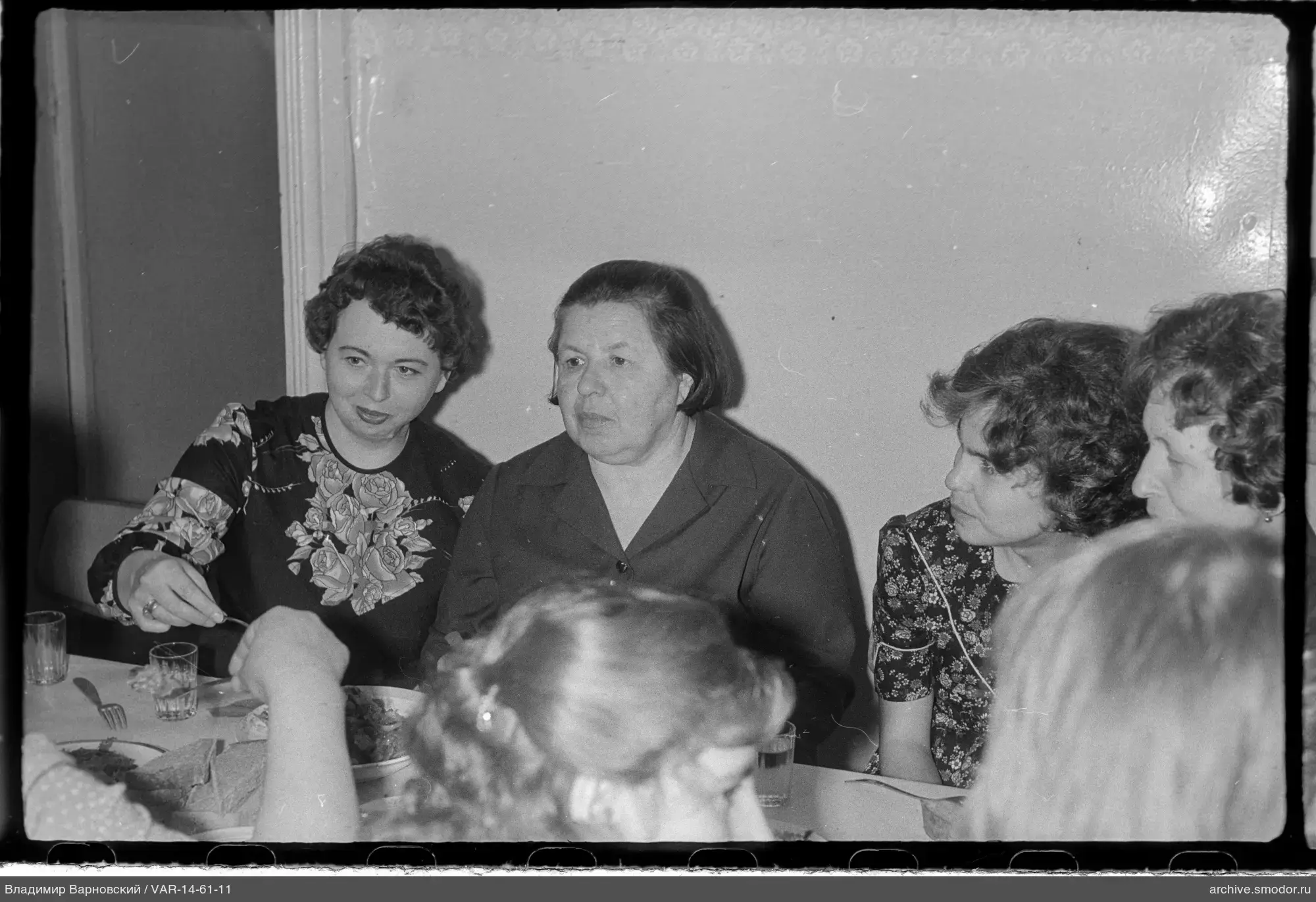 Group portrait of women at a table