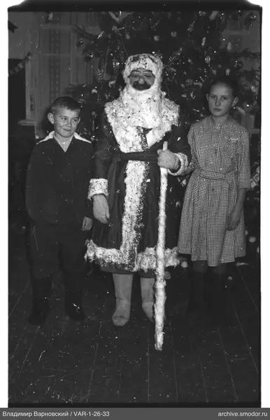 Gruppenporträt mit Ded Moroz