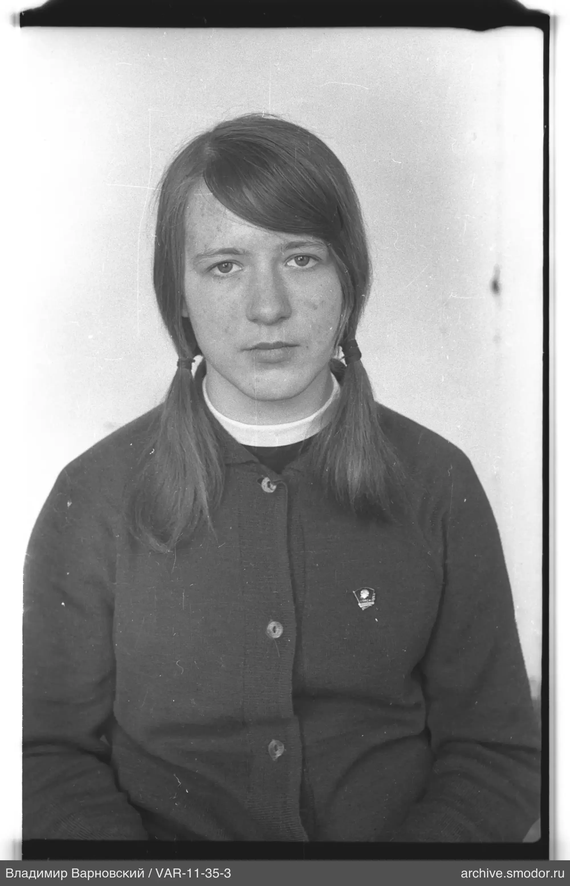 Portrait of a woman with braids