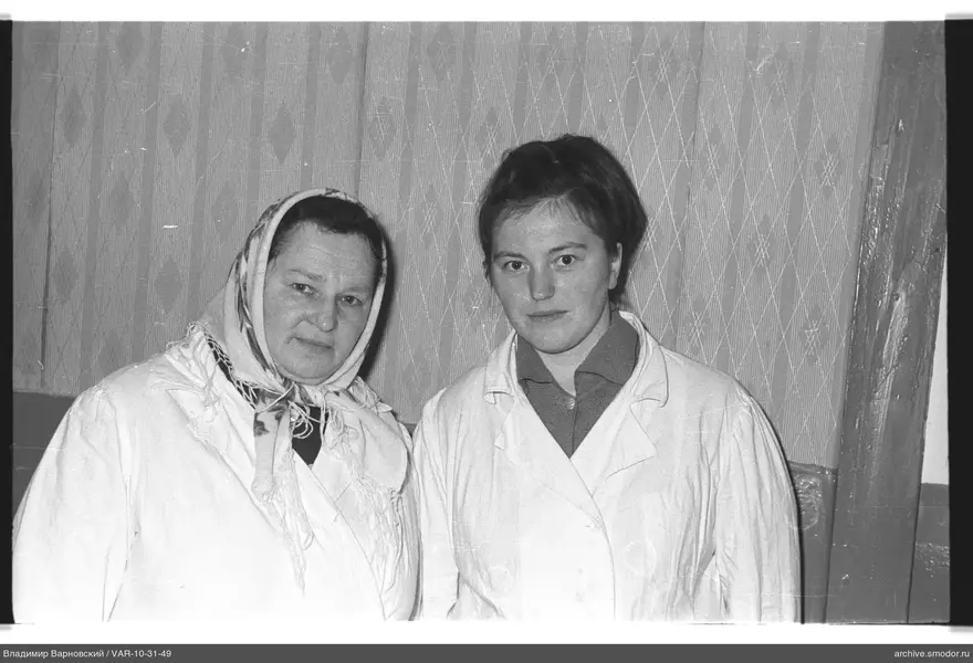 Group portrait of women in coats