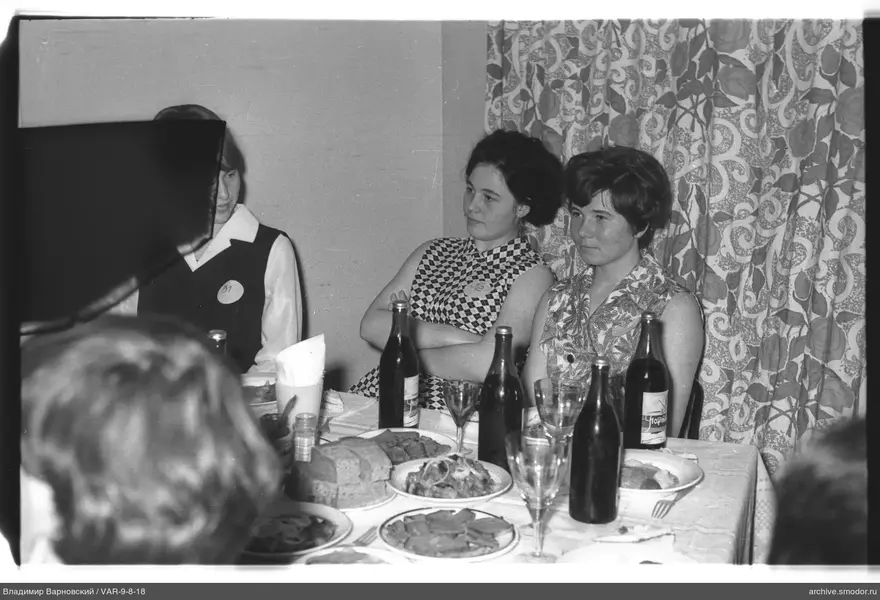 Three women sitting at a table