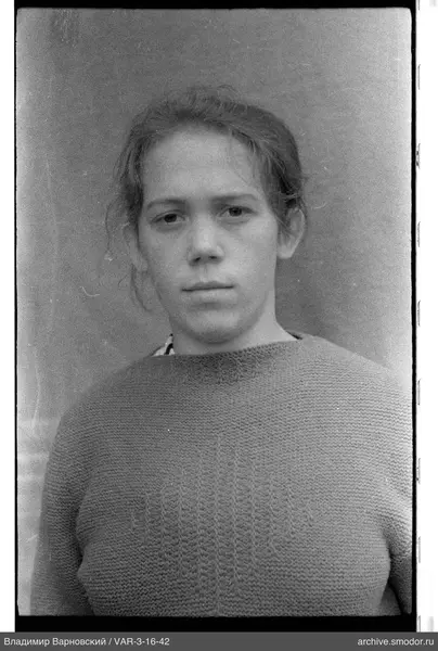 Woman's portrait in a sweater