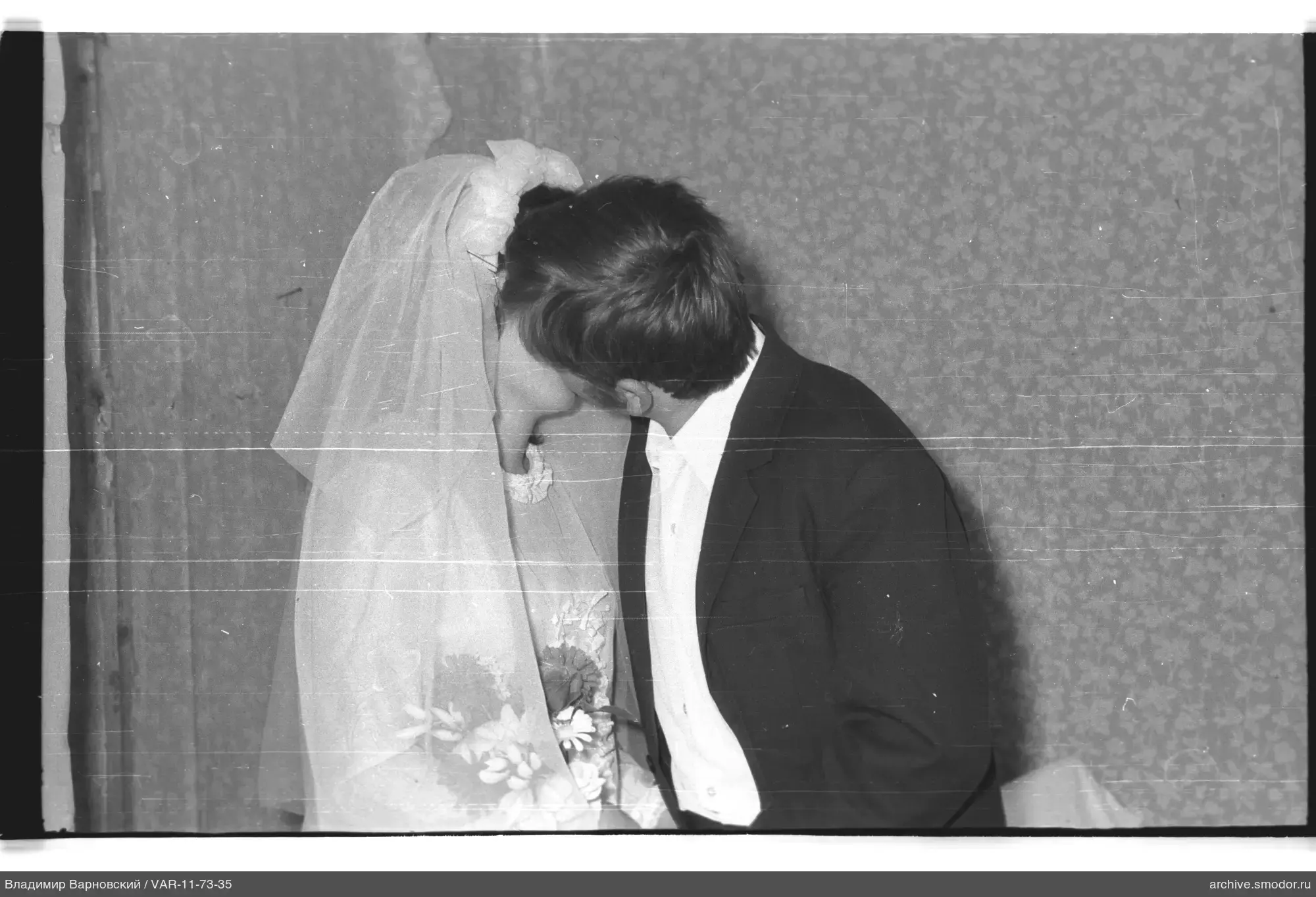 Man and woman in wedding attire