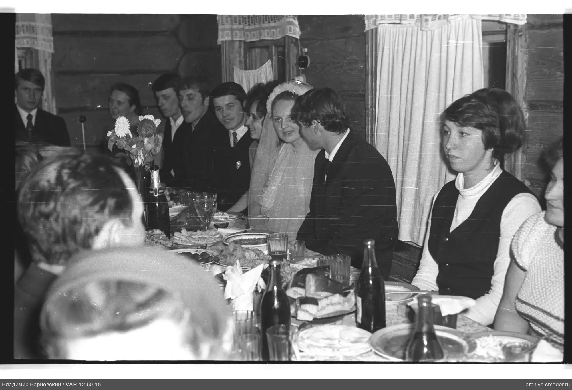 Group portrait at a festive table