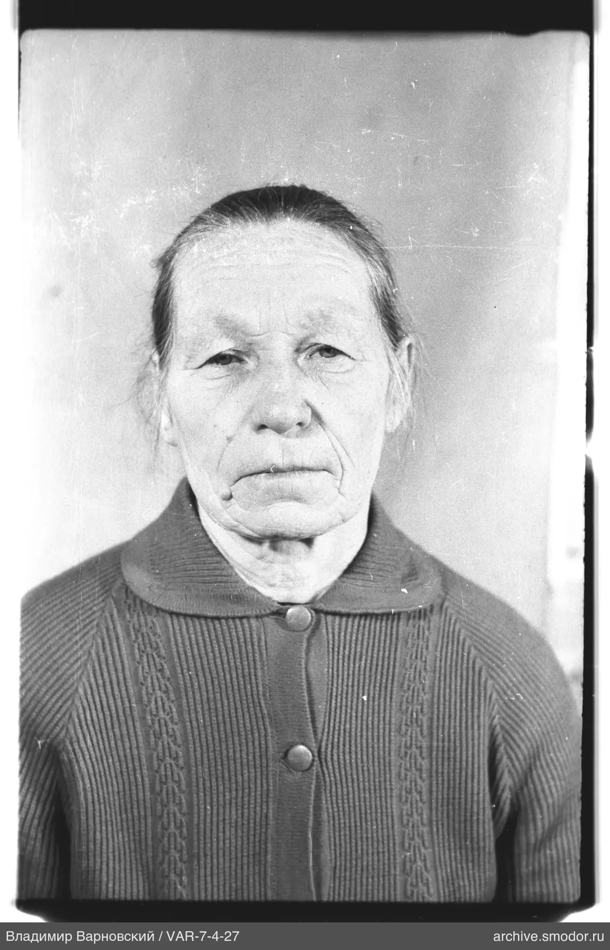 Portrait of an elderly woman